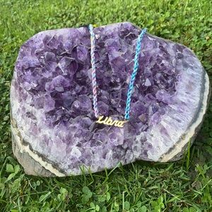 Libra Script Necklace